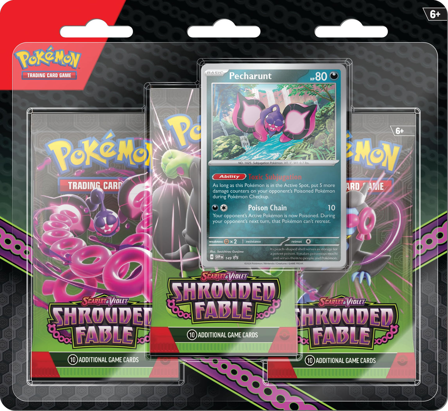 Pokemon Scarlet-Violet Shrouded Fable Booster Blister