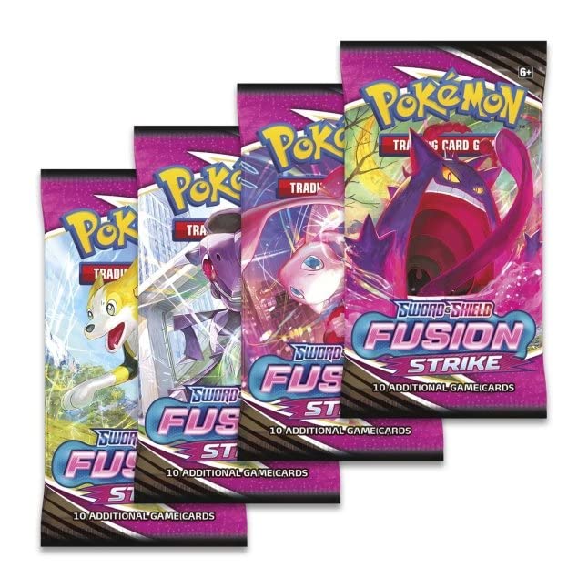 Pokémon TCG: Sword & Shield Fusion Strike 4 Booster Packs - Poké Deal Cove