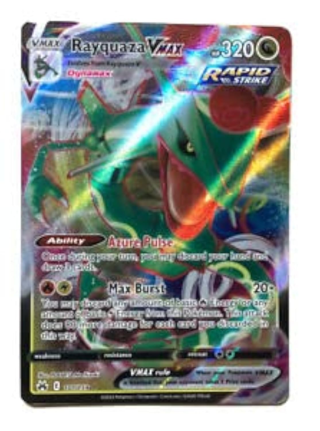 Pokémon Rayquaza VMAX 101/159 Crown Zenith Ultra Rare Card - Poké Deal Cove