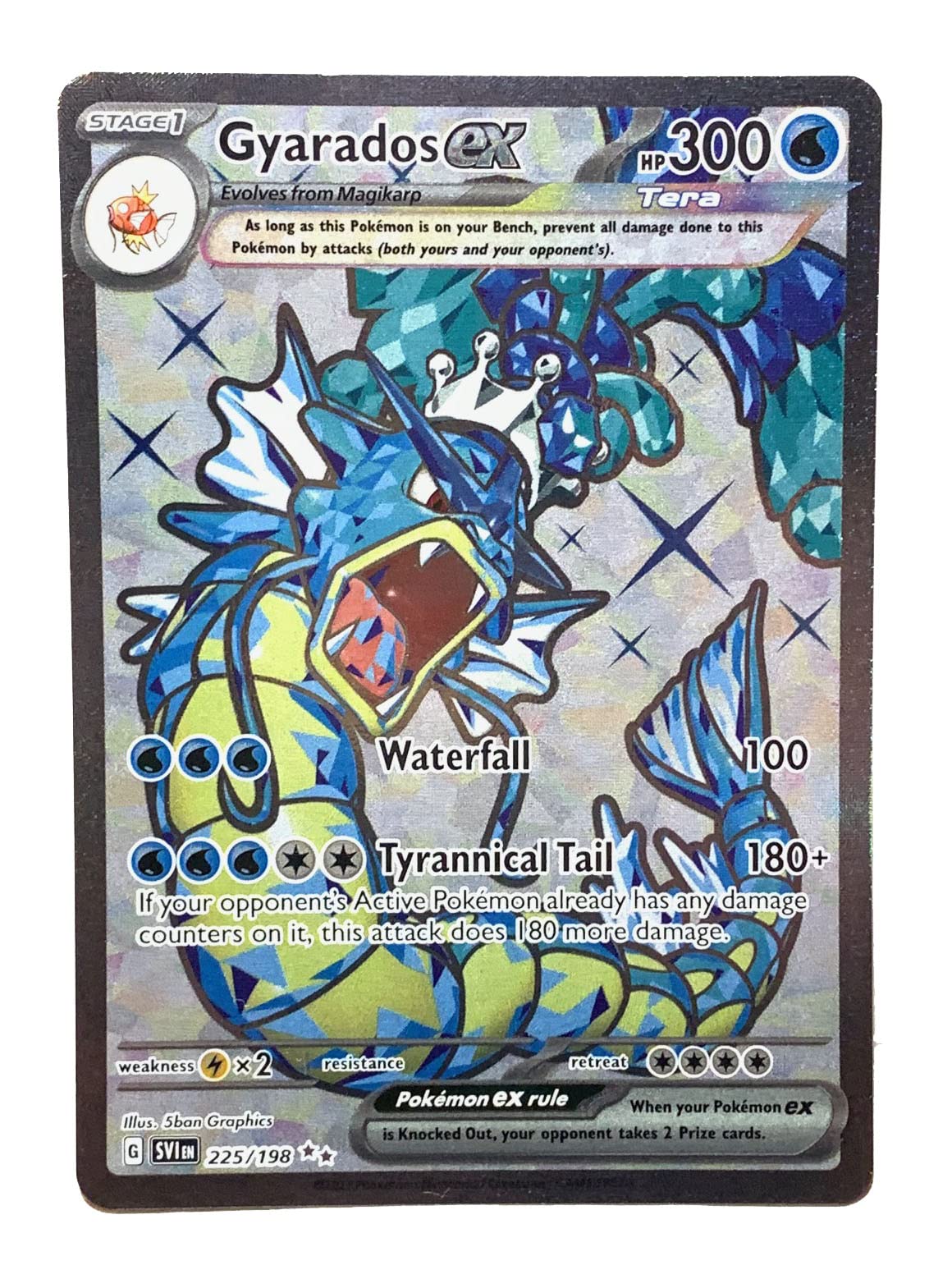 Pokémon Gyarados ex 225/198 Scarlet & Violet Ultra Rare Holo Full Art - Poké Deal Cove
