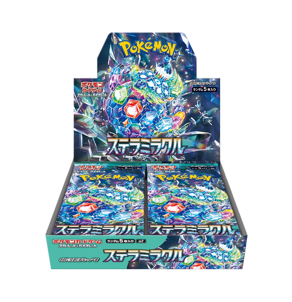 Pokémon trading card game booster pack with colorful design on a white background