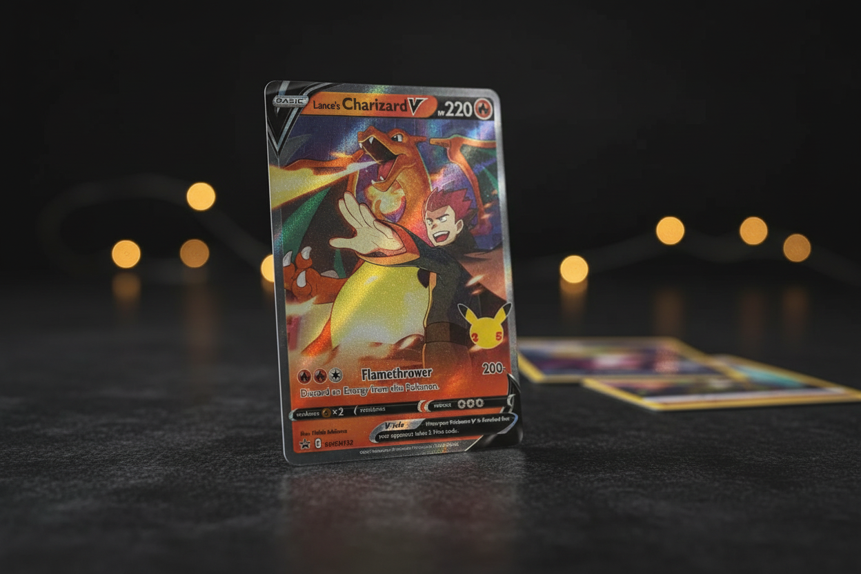 Lance's Charizard SWSH133 Black Star Promo Holo Foil