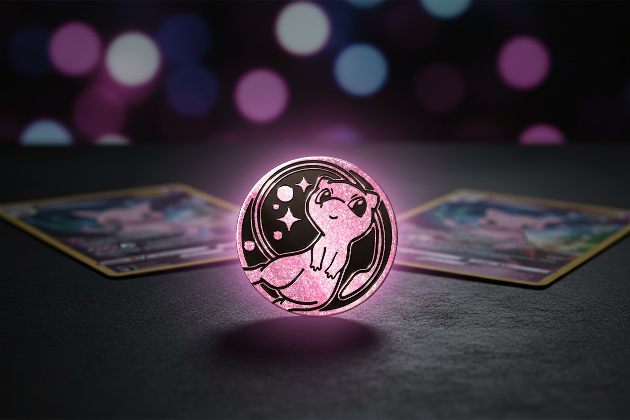 Mew Pokémon Coin Large Pink Pokémon 151 Ultra Premium Collection