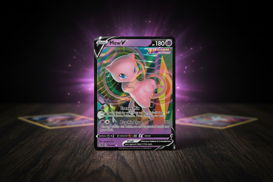 Mew V 113/264 Ultra Rare Sword & Shield Fusion Strike