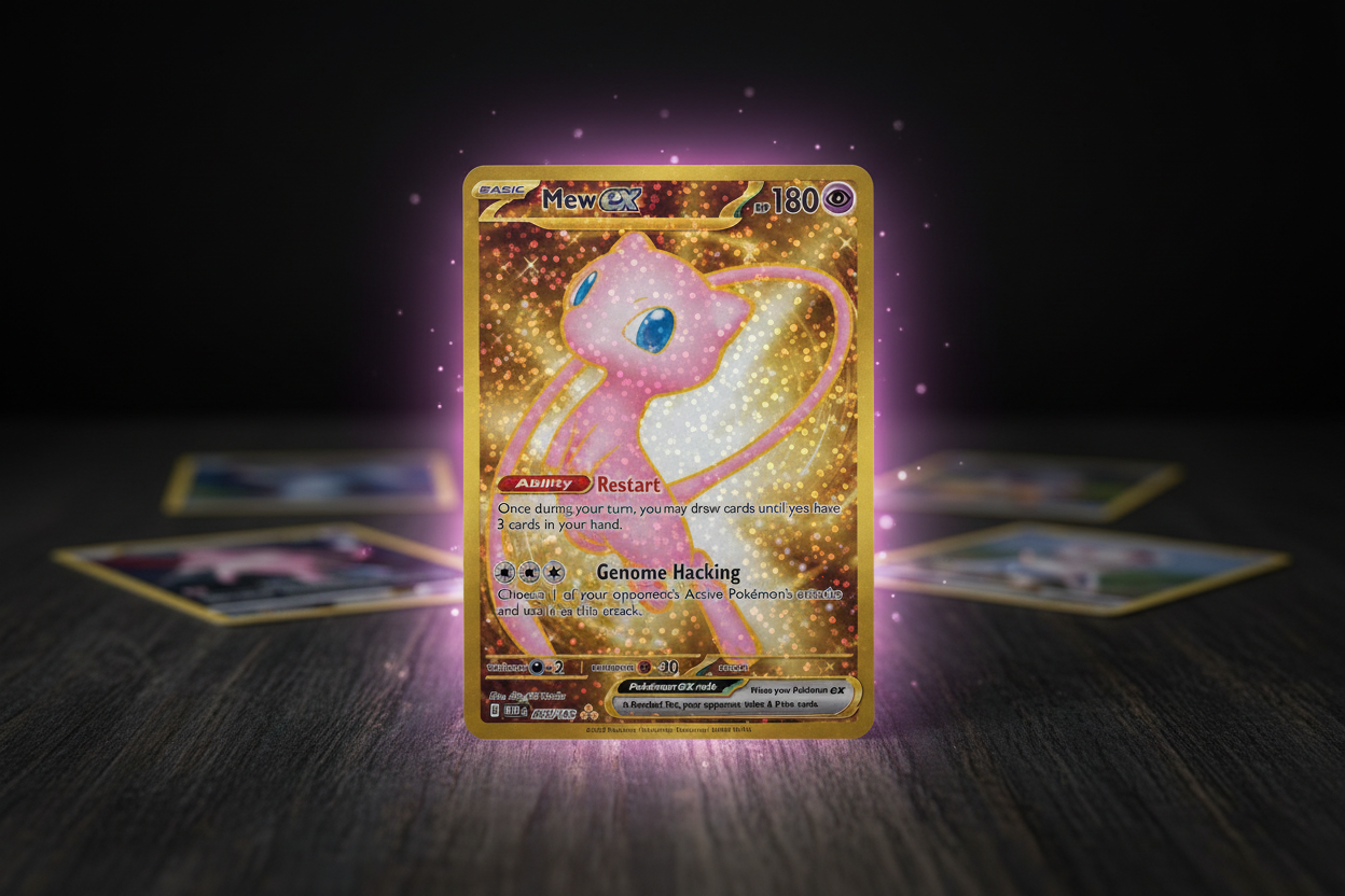 Pokémon Mew ex 205/165 Pokémon 151 Secret Rare Single Card