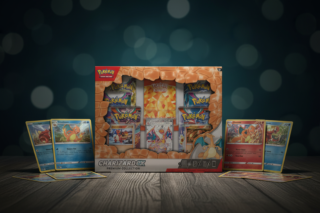 Pokémon TCG Charizard ex Premium Collection - Straight