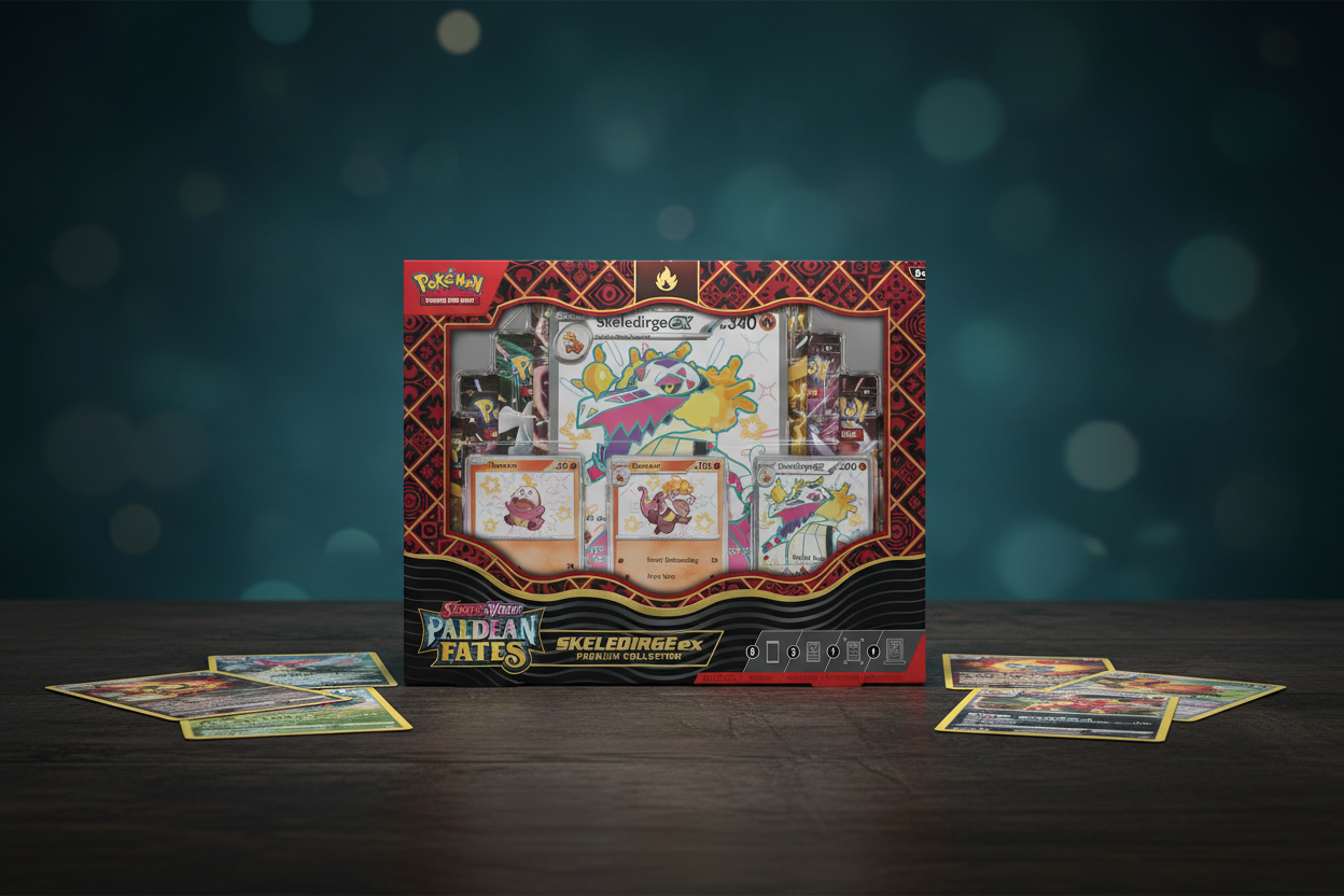 Pokémon TCG Paldean Fates Shiny Fuecoco ex Premium Collection