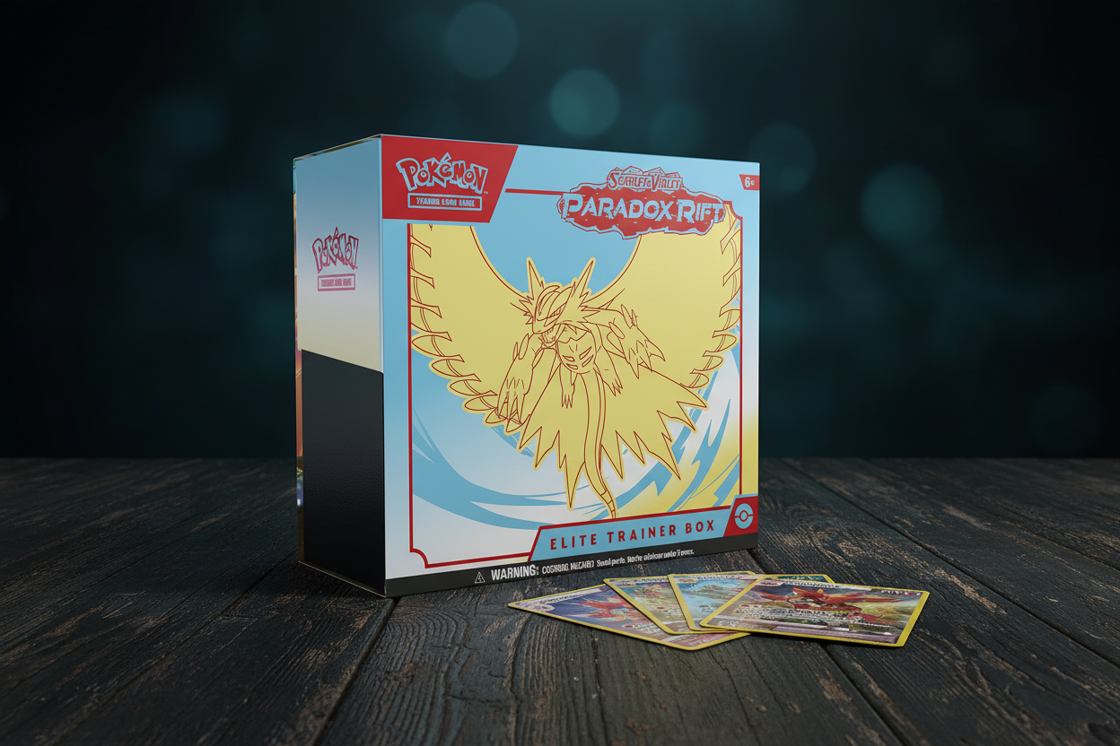 Pokémon TCG Paradox Rift Elite Trainer Box Roaring Moon