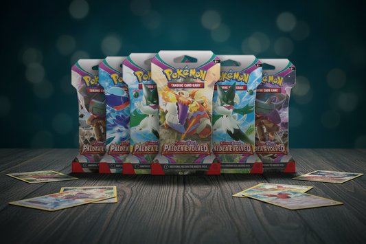 Pokémon TCG Scarlet & Violet Paldea Evolved 8 Sleeved Booster Packs