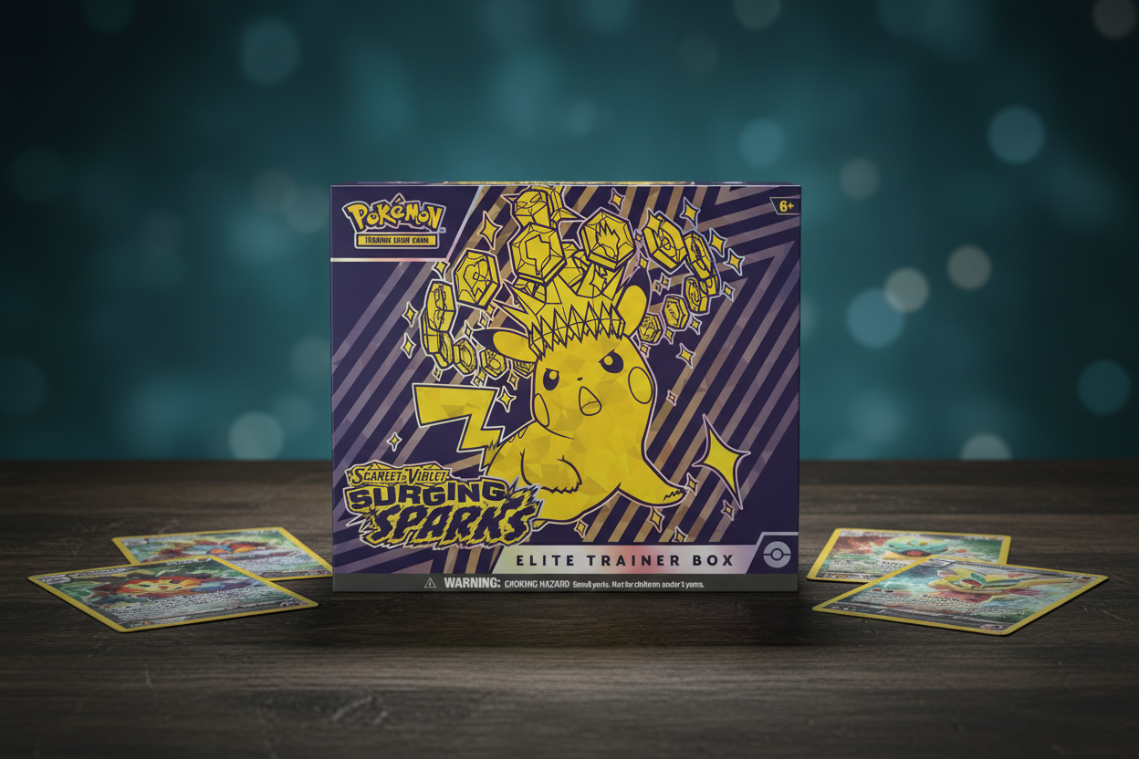 Pokémon TCG Scarlet & Violet Surging Sparks Elite Trainer Box