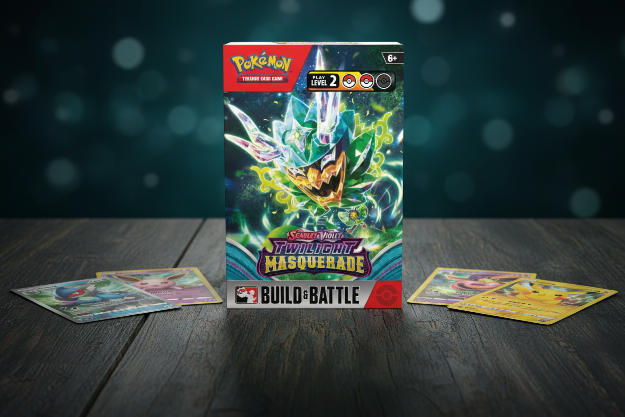 Pokémon TCG Scarlet & Violet Twilight Masquerade Build and Battle
