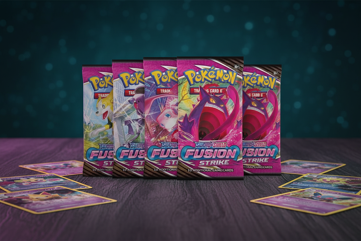 Pokémon TCG Sword & Shield Fusion Strike 4 Booster Packs